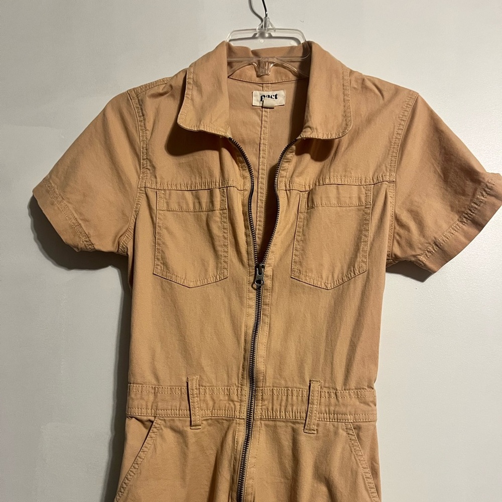 Pact Short Sleeve Jumpsuit